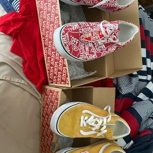 Two pair of vans